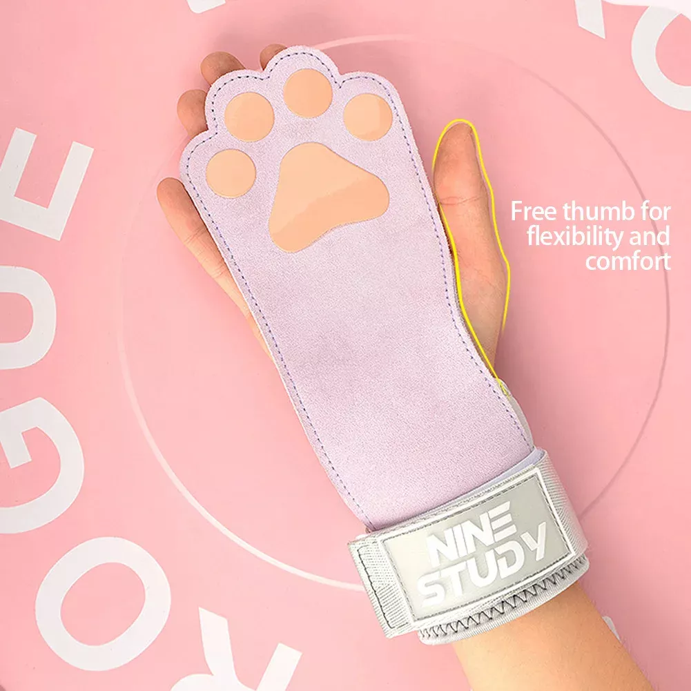 Weight Lifting Hooks with Nylon Straps - Image 3