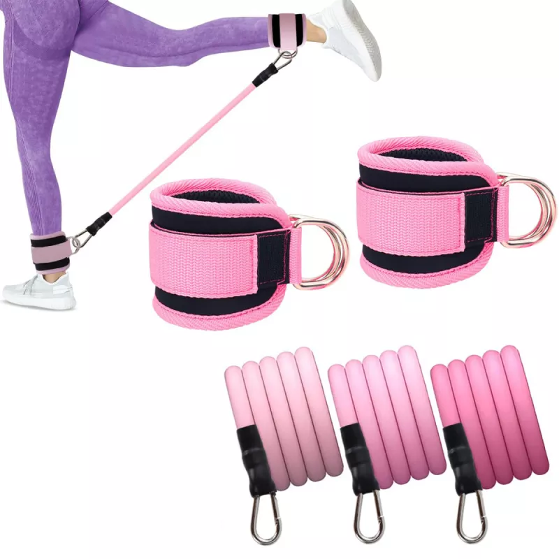 TPE Resistance Bands with Ankle Straps