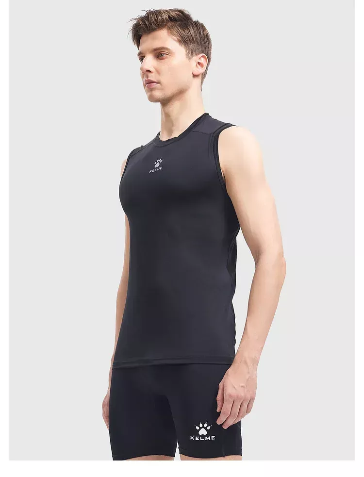 Men’s Sleeveless Compression Sports Tank - Image 2