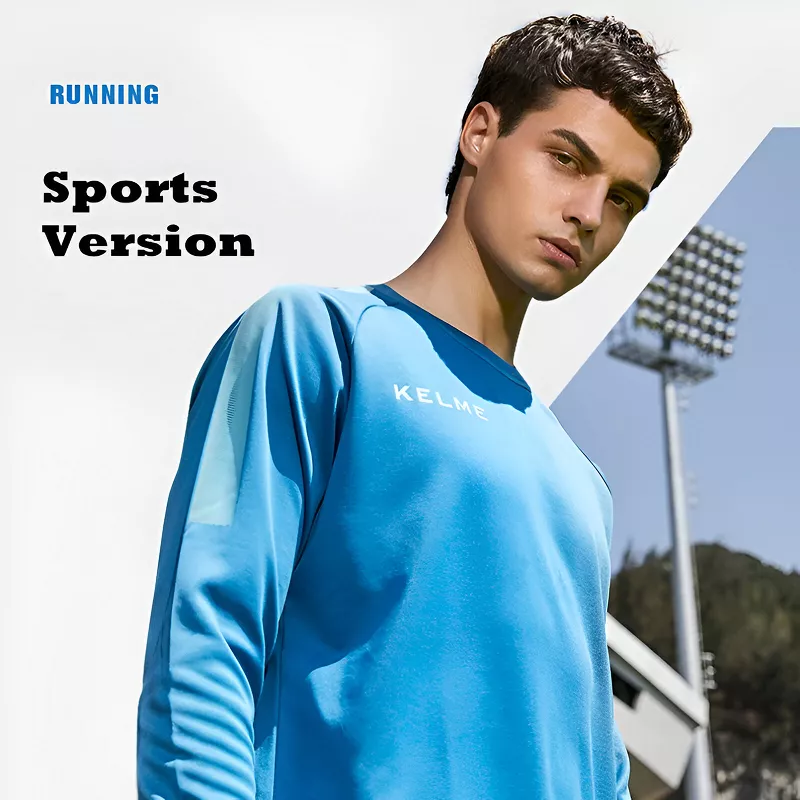 Mens Long-Sleeve Football Sweatshirt - Image 2