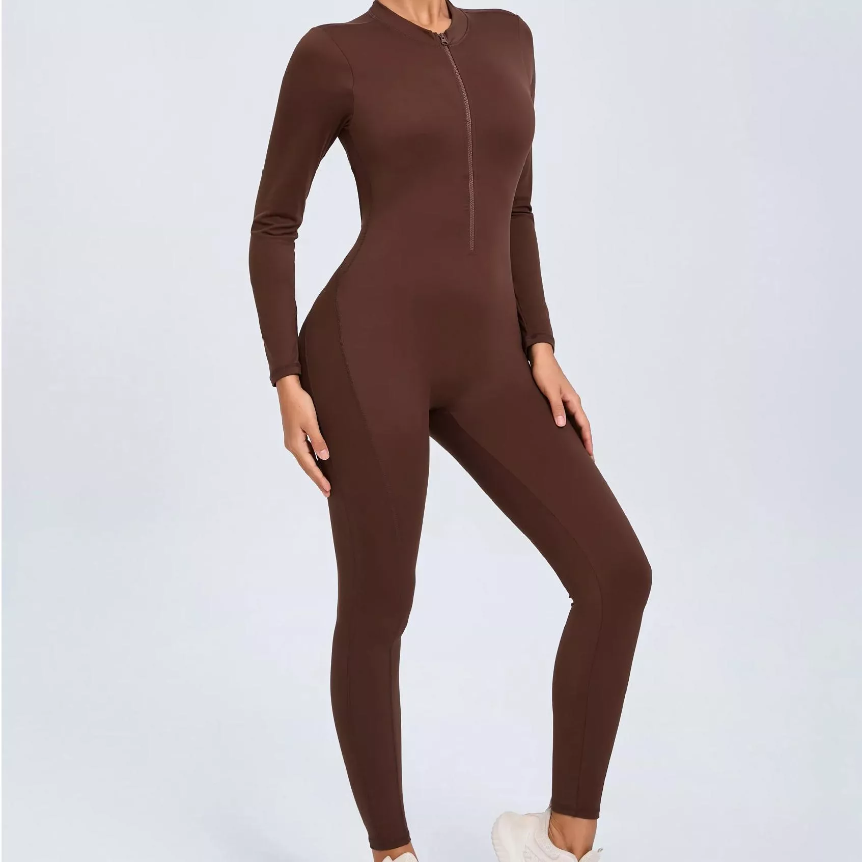 Women's V-Back Sports Jumpsuit - Image 2