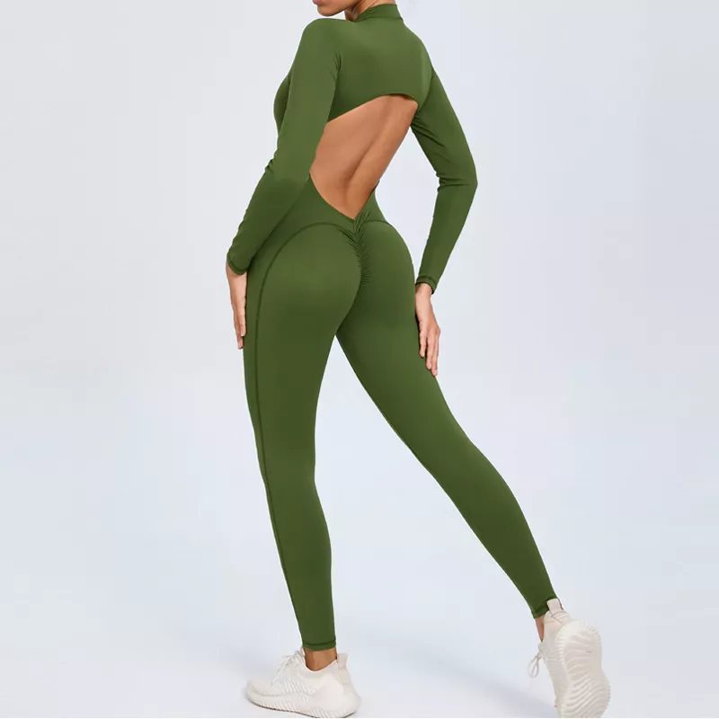 Women's V-Back Sports Jumpsuit - Image 6