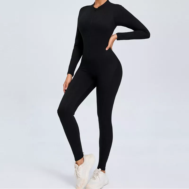 Women's V-Back Sports Jumpsuit - Image 4
