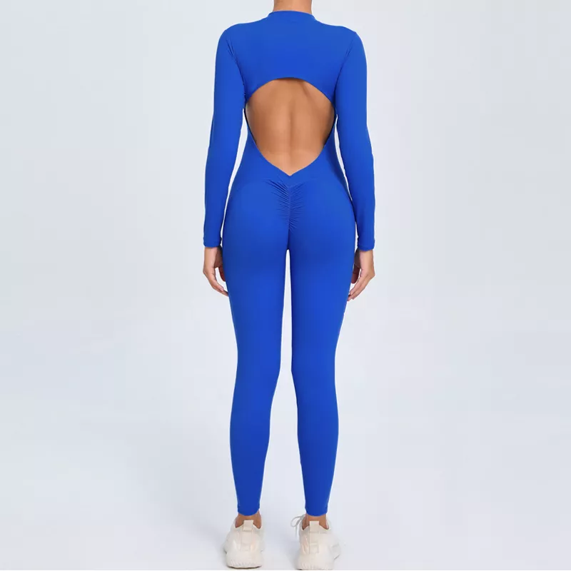 Women's V-Back Sports Jumpsuit - Image 5