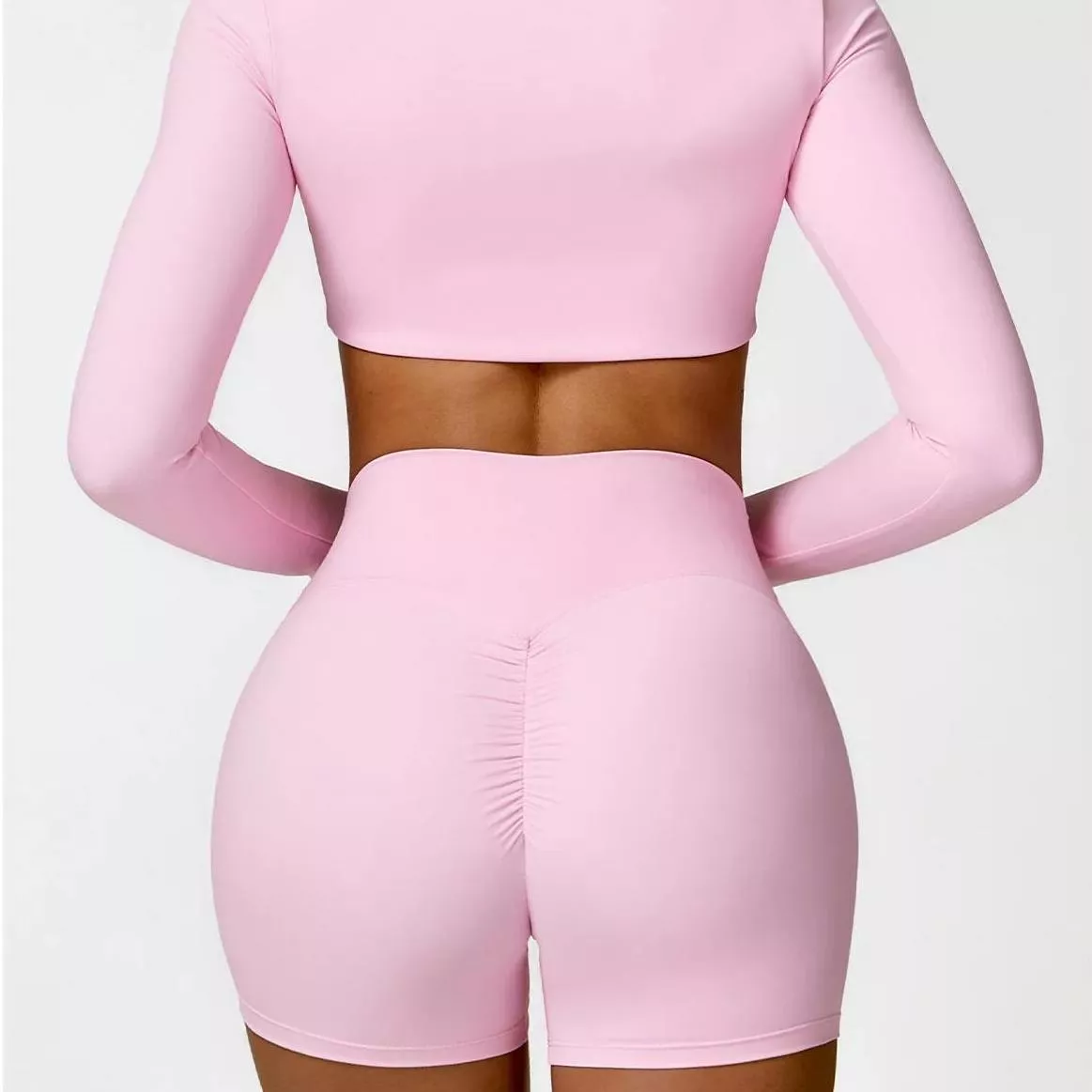 Women's 2-Piece Long Sleeve Gym Set - Image 5