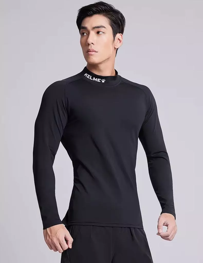 Men’s High Neck Compression Training Shirt – Quick-Dry Athletic Fit - Image 5