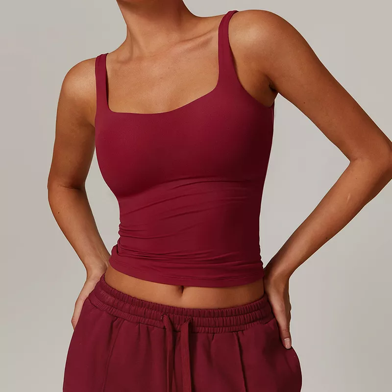 Women's Quick-Dry Yoga Tank Top - Shockproof, Breathable & Skintight Activewear - Image 6