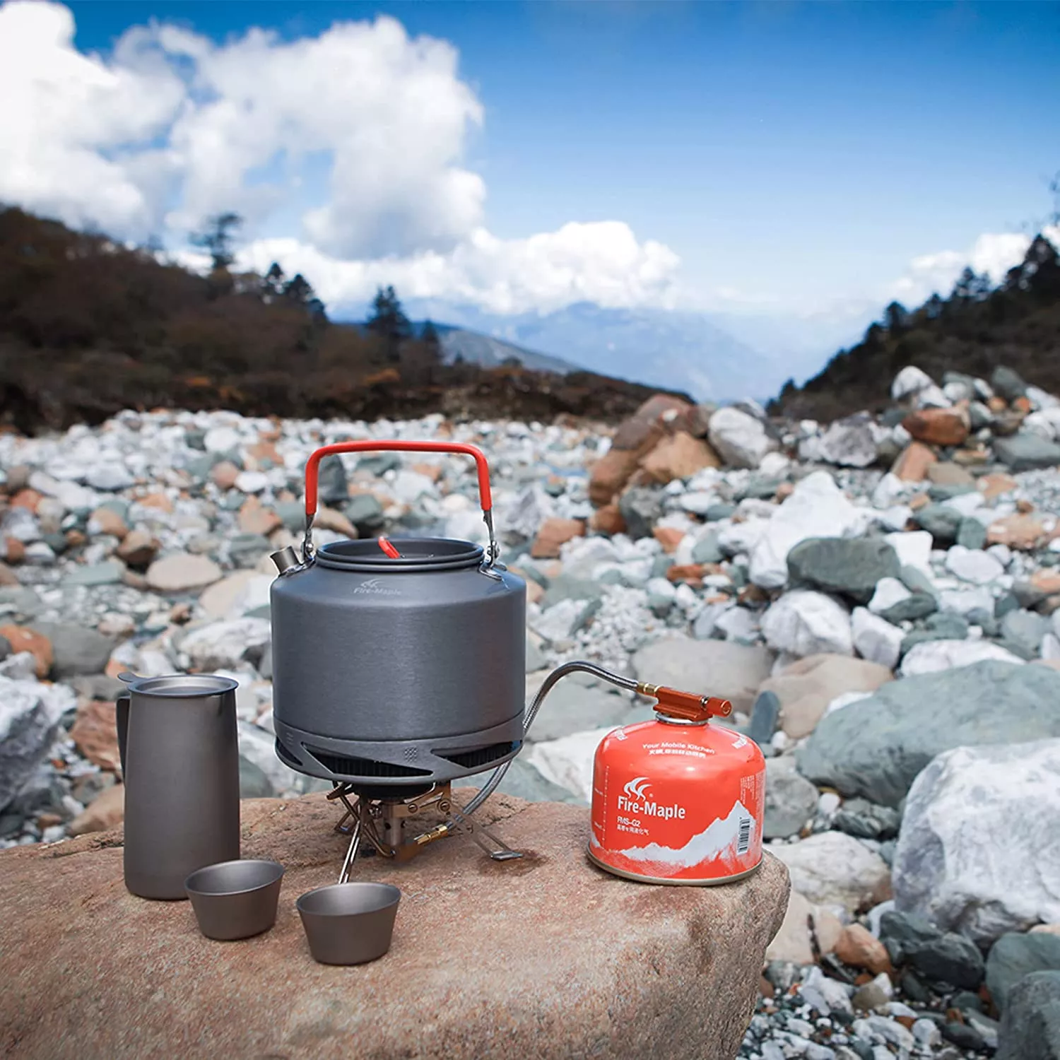 Lightweight Camping Kettle with Heat Exchanger - Image 5