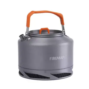 Lightweight Camping Kettle with Heat Exchanger