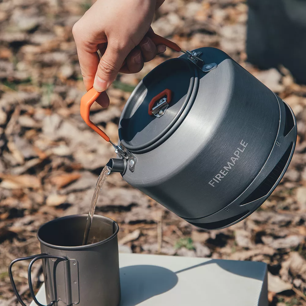 Lightweight Camping Kettle with Heat Exchanger - Image 2