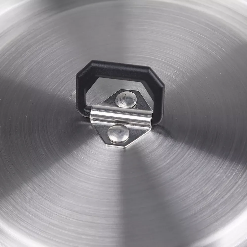 Compact Stainless Steel Camping Cookware Set - Image 7