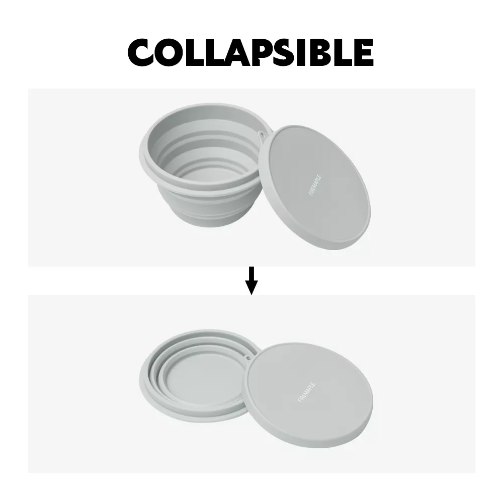 Collapsible Silicone Camping Bowl - Image 5