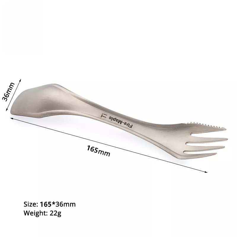 Lightweight 3-in-1 Titanium Spork - Image 6