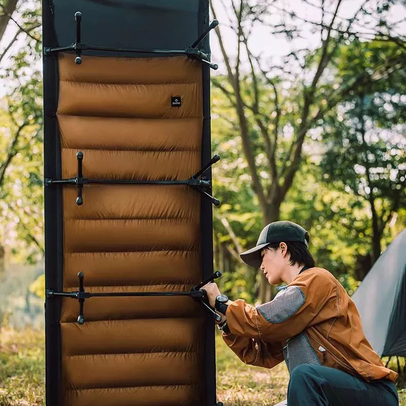 Ultralight Down Sleeping Bag for Camping Cots – Waterproof & Warm - Image 2