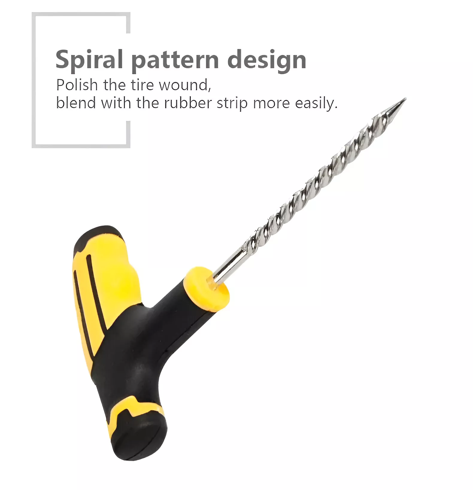 Car Tire Repair Tool Kit – Tubeless Tire Puncture Plug Set for Auto & Bike - Image 4