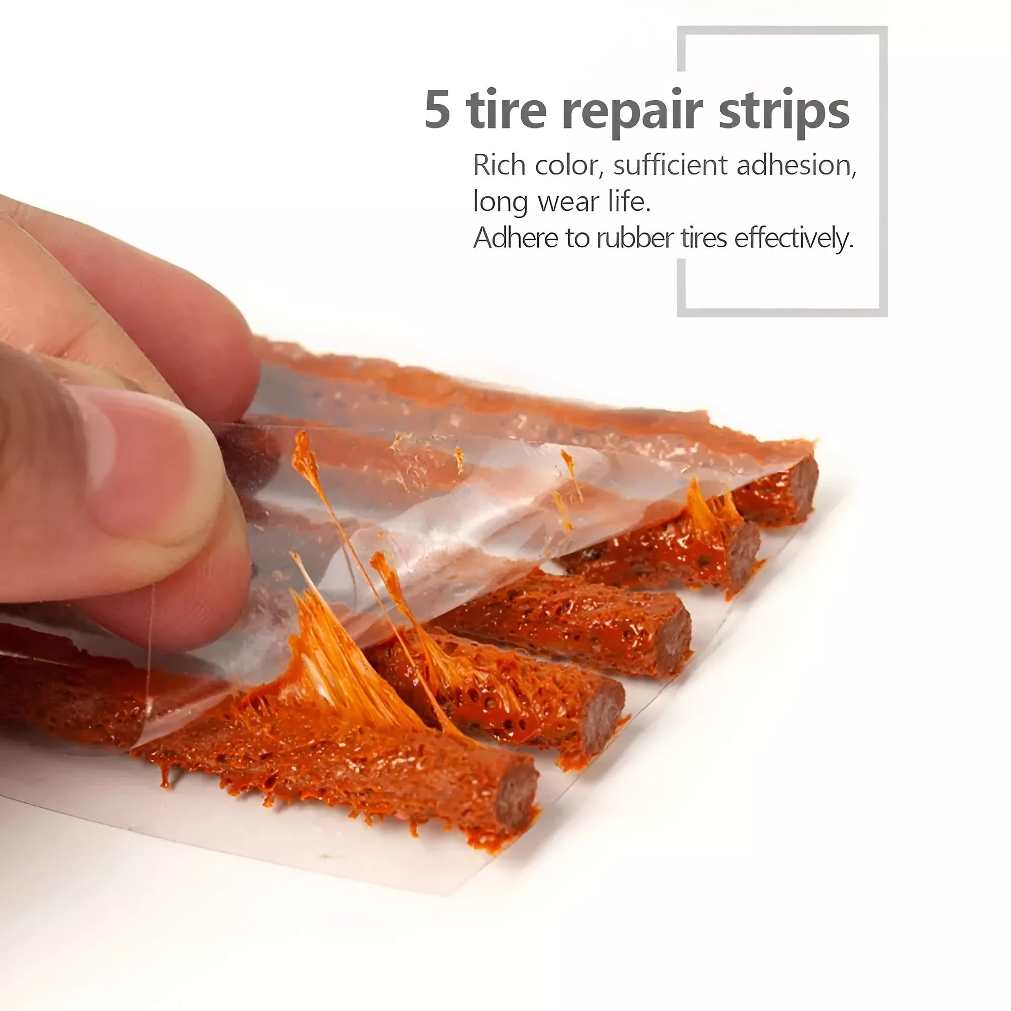 Car Tire Repair Tool Kit – Tubeless Tire Puncture Plug Set for Auto & Bike - Image 5