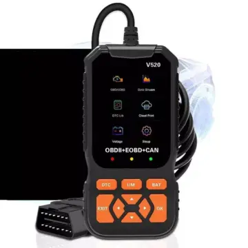 V520 OBD2 Car Diagnostic Scanner with Cloud Printing & Live Data Streaming