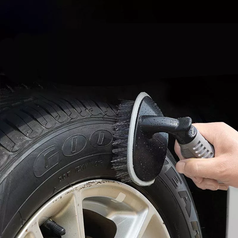 Strong Decontamination Car Tire Brush for Hub & Wheel Cleaning