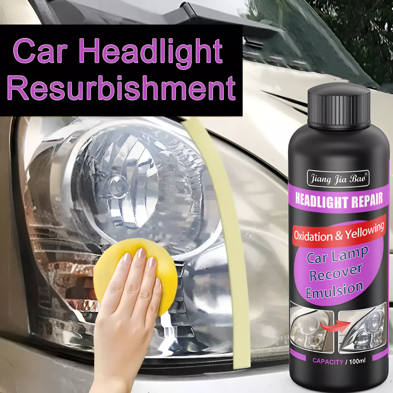 Car Headlight Restoration Kit - Image 2