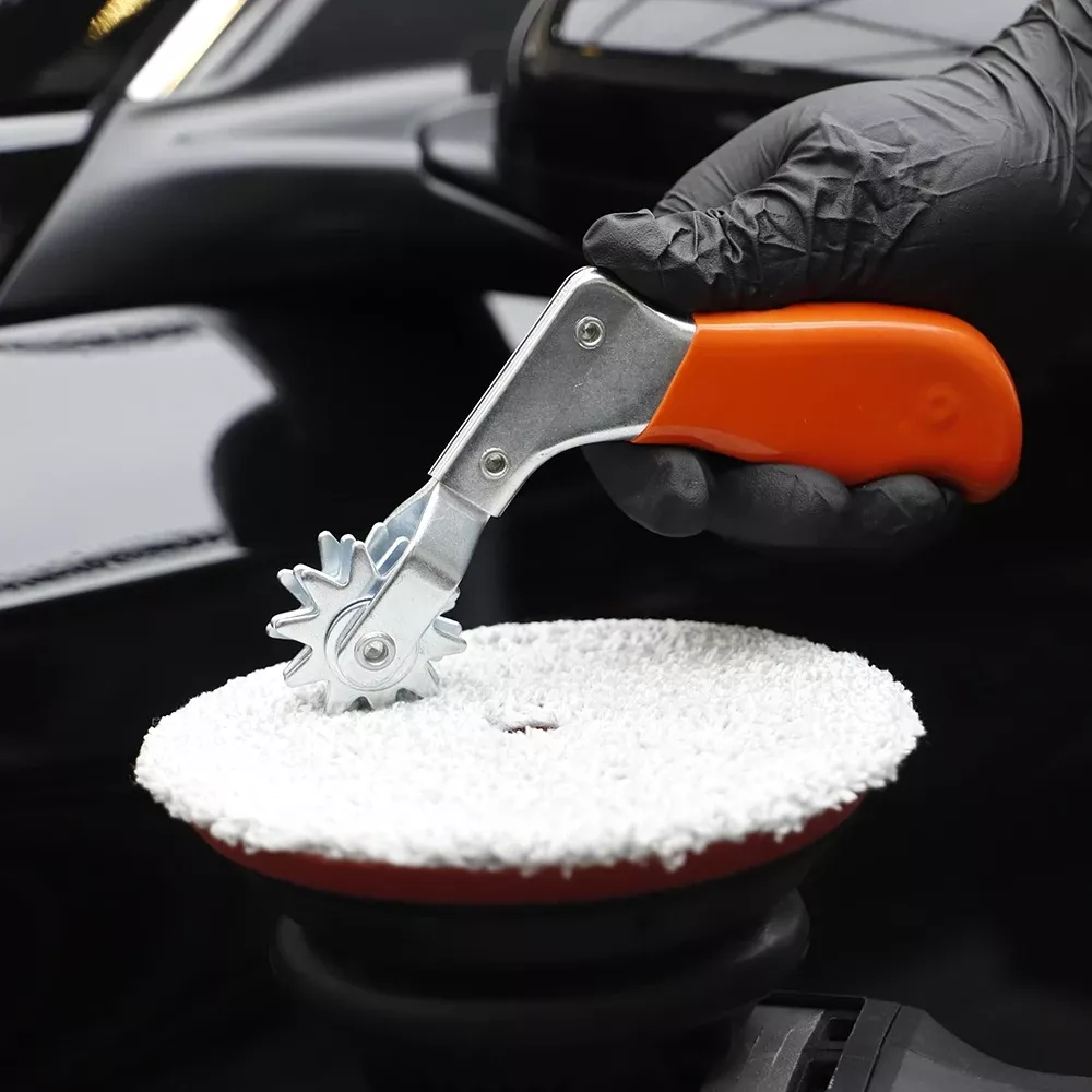 Wool Polishing Pad Cleaner Spur for Revitalizing Polisher Buffing Pads
