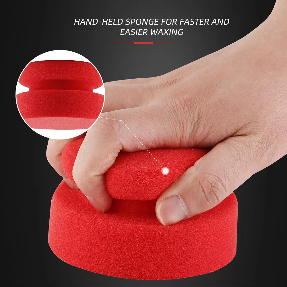 Red Hand Waxing Sponge - Image 3