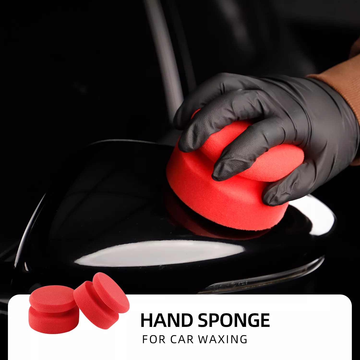 Red Hand Waxing Sponge - Image 2