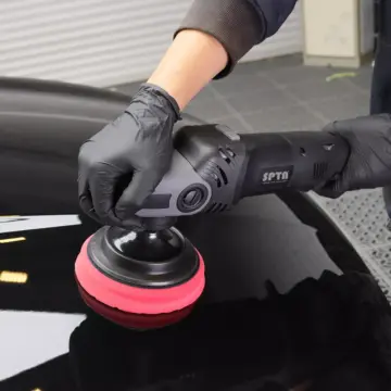 5-Inch Rotary Car Polishing Machine 1380W with Speed Control & Pads