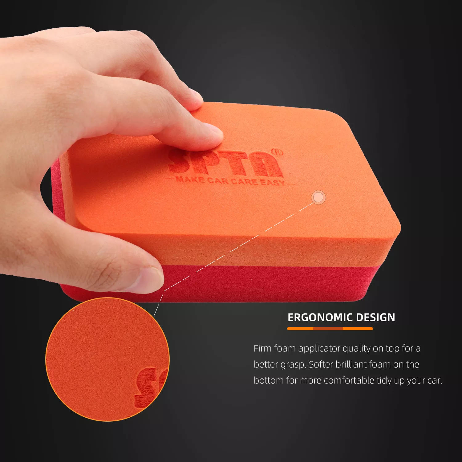 6PCS Hand Coating EVA Sponge Applicator Pads for Waxing & Polishing Cars, Boats, and More - Image 4