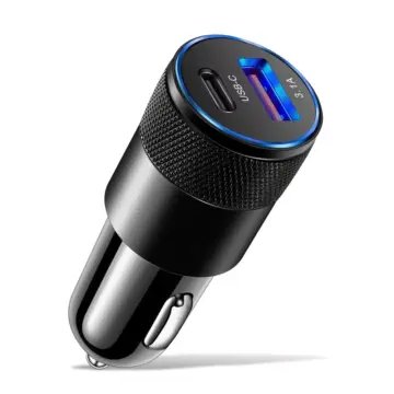 68W Dual USB Type C Car Charger