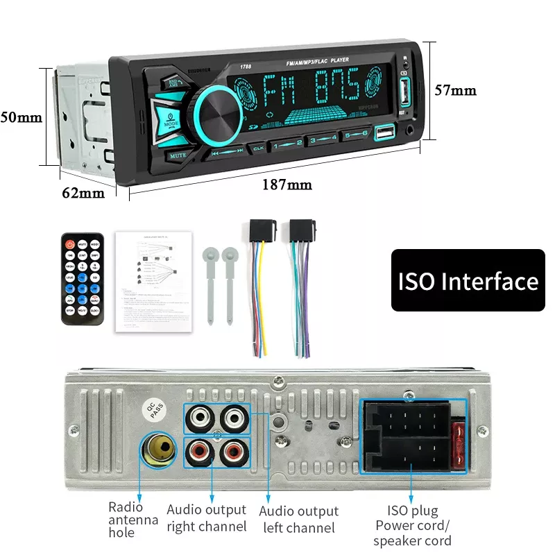 Bluetooth Car Stereo MP3 Player - Image 6
