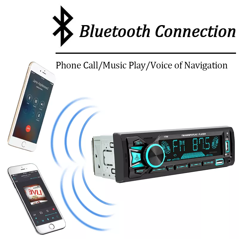 Bluetooth Car Stereo MP3 Player - Image 4