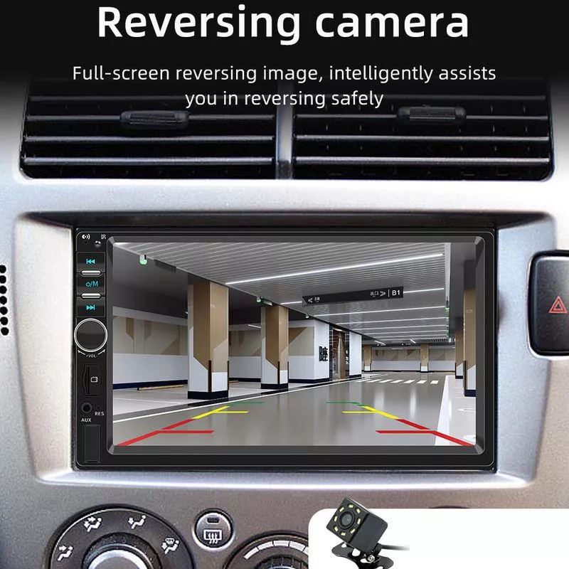 7-Inch 1-DIN Car Radio MP5 Multimedia Player - Image 6