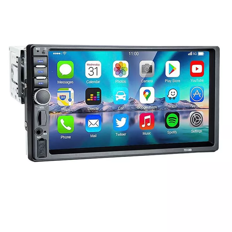 7-Inch 1-DIN Car Radio MP5 Multimedia Player