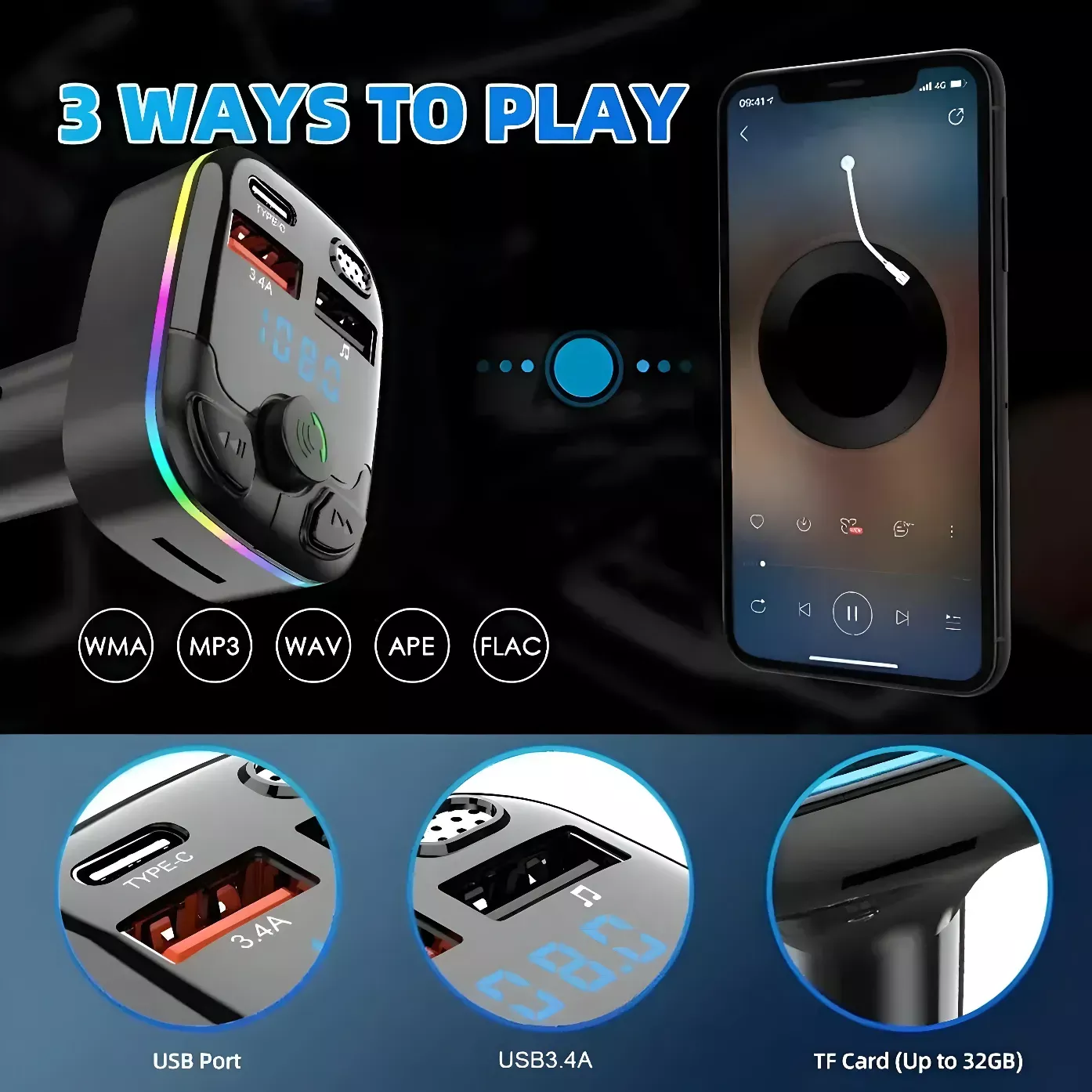 Car Bluetooth 5.0 FM Transmitter - Image 3