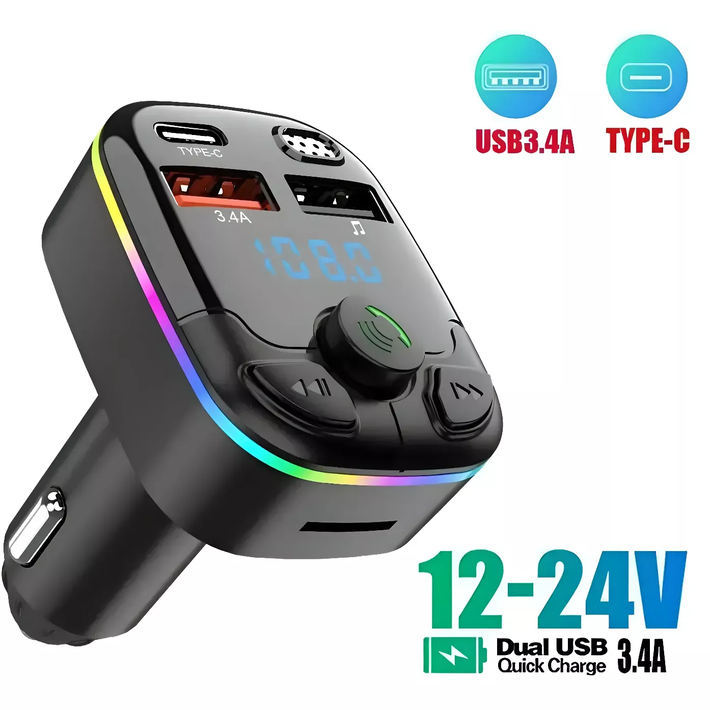 Car Bluetooth 5.0 FM Transmitter - Image 5