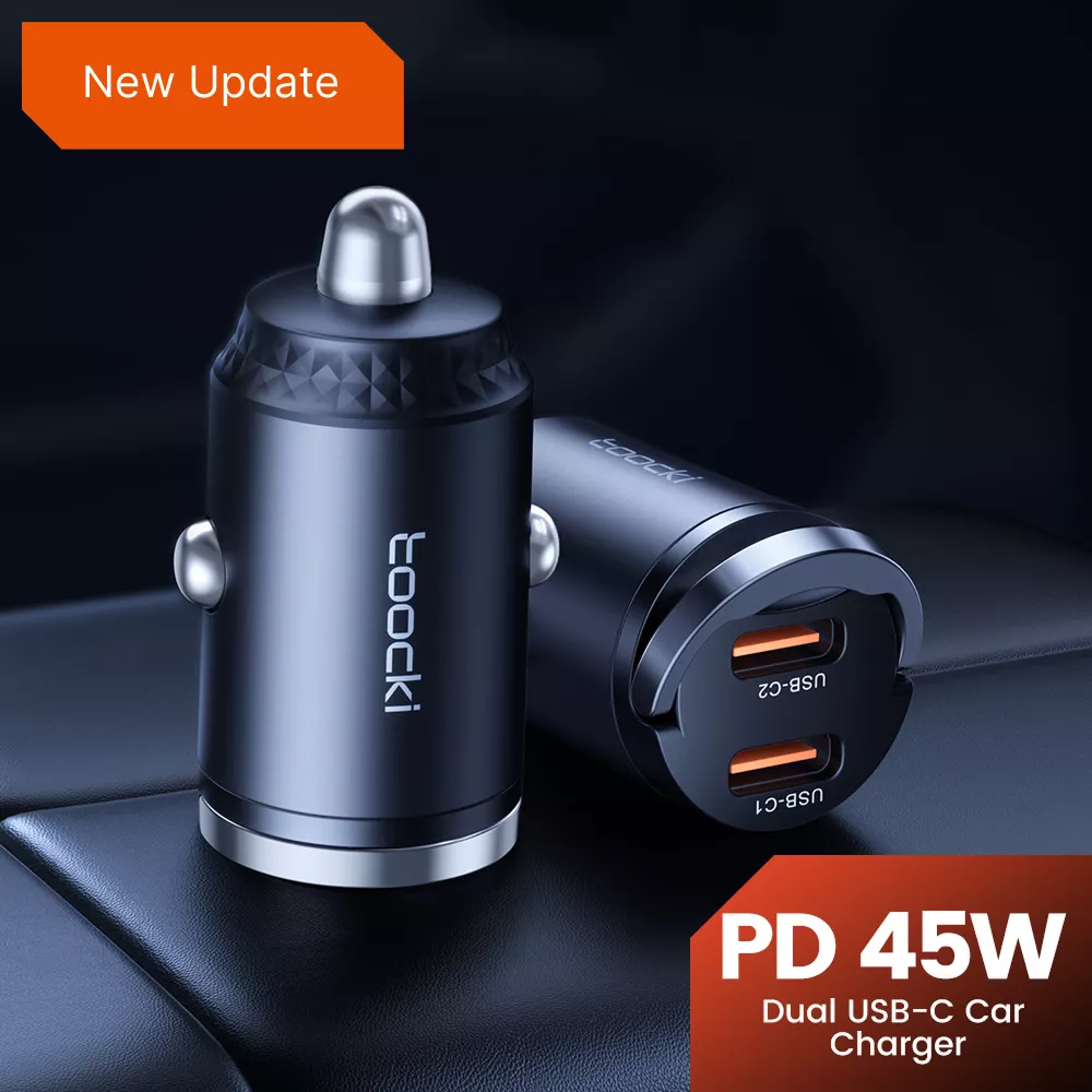 45W Fast Car Charger USB C Adapter - Image 2