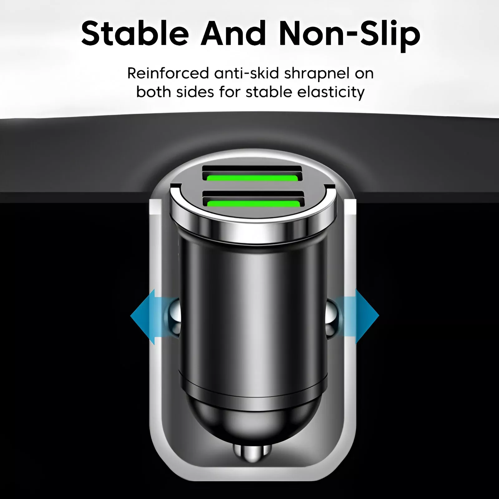 200W Dual USB Car Charger Fast Charging - Image 4