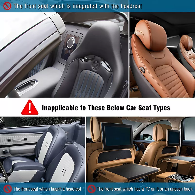 Car Seat Back Organizer with Foldable Table Tray - Image 4