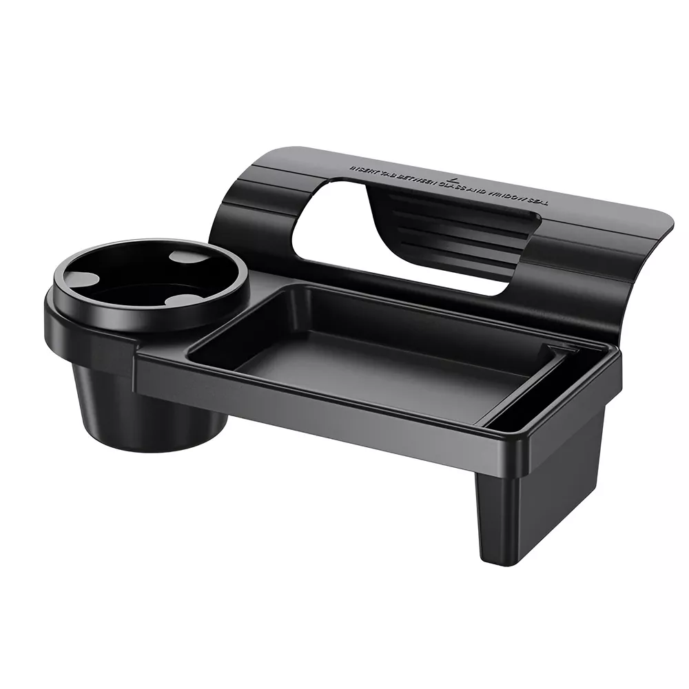 Multifunctional Car Organizer Box with Cup Holder & Phone Slot