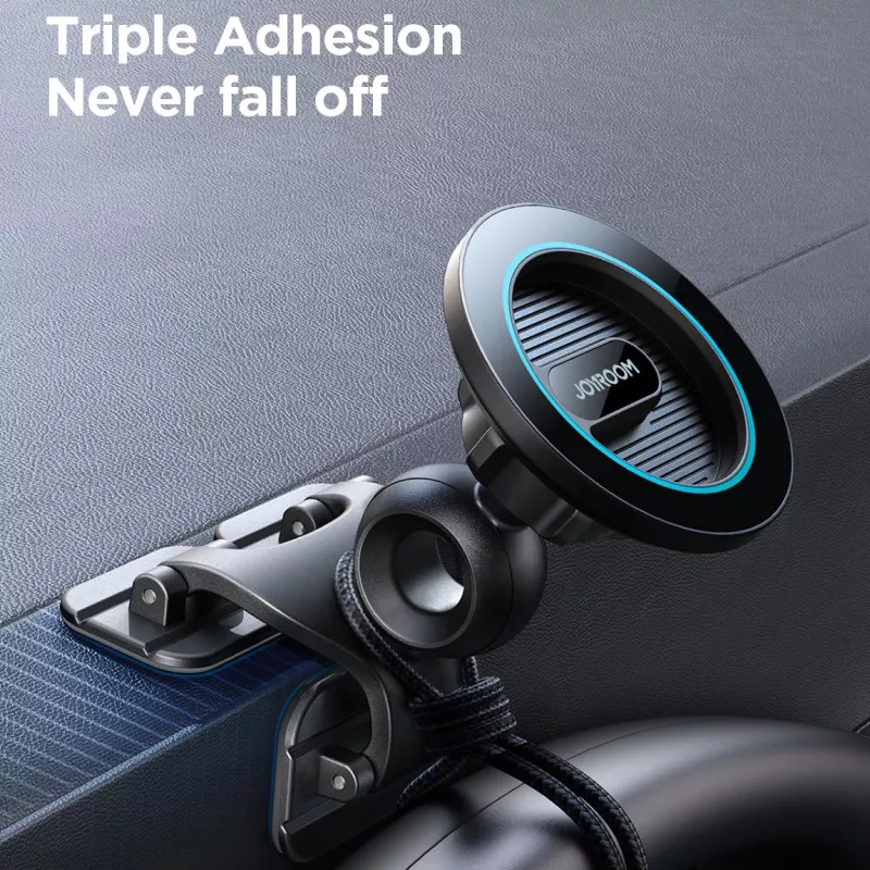 Magnetic Car Phone Holder for Curved Surfaces, Dashboard Phone Mount - Image 4