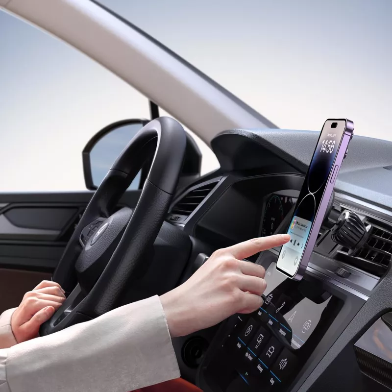 Magnetic Car Phone Holder for Curved Surfaces, Dashboard Phone Mount - Image 6