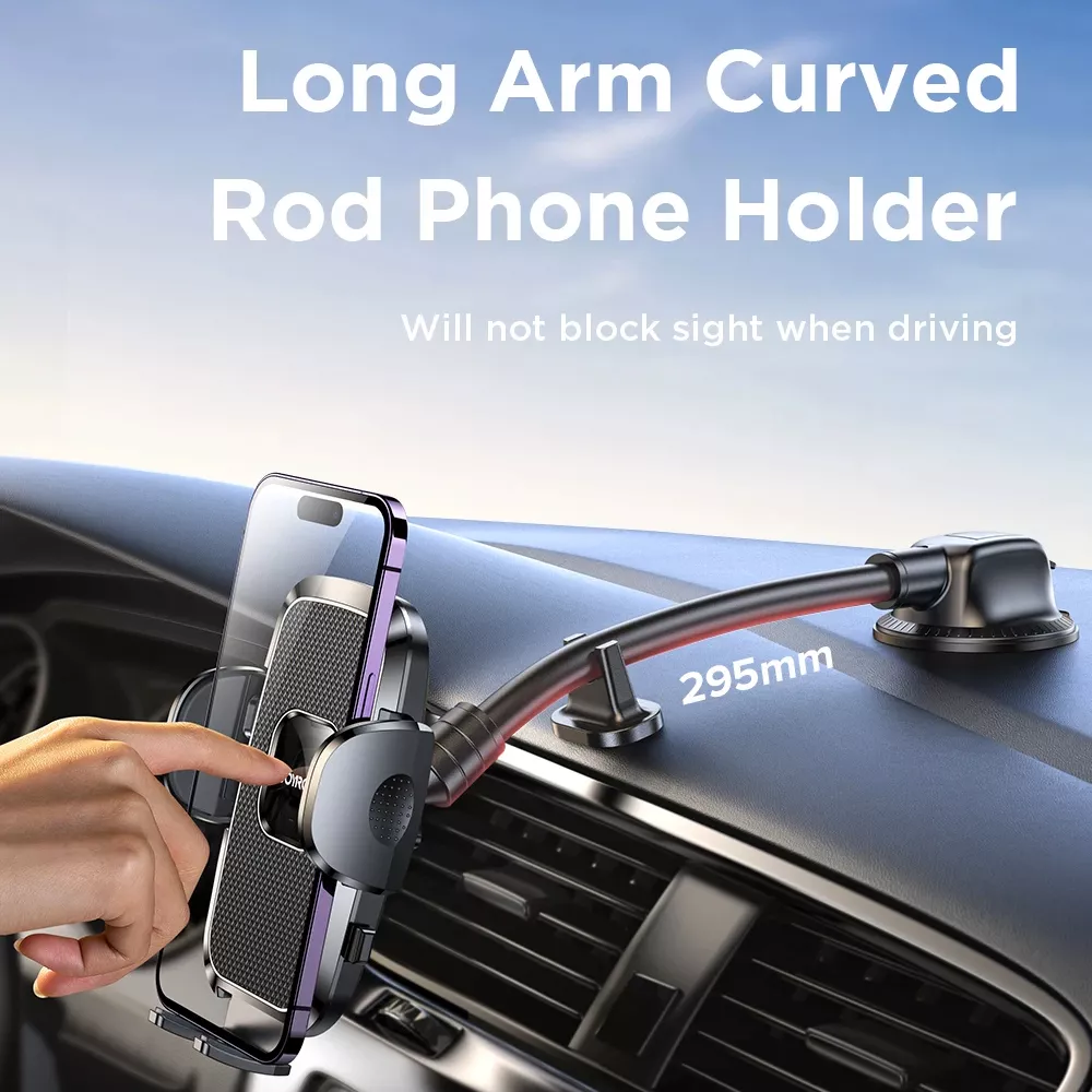 360° Rotating Car Phone Holder, Universal Dashboard Mount for iPhone & Samsung - Image 3