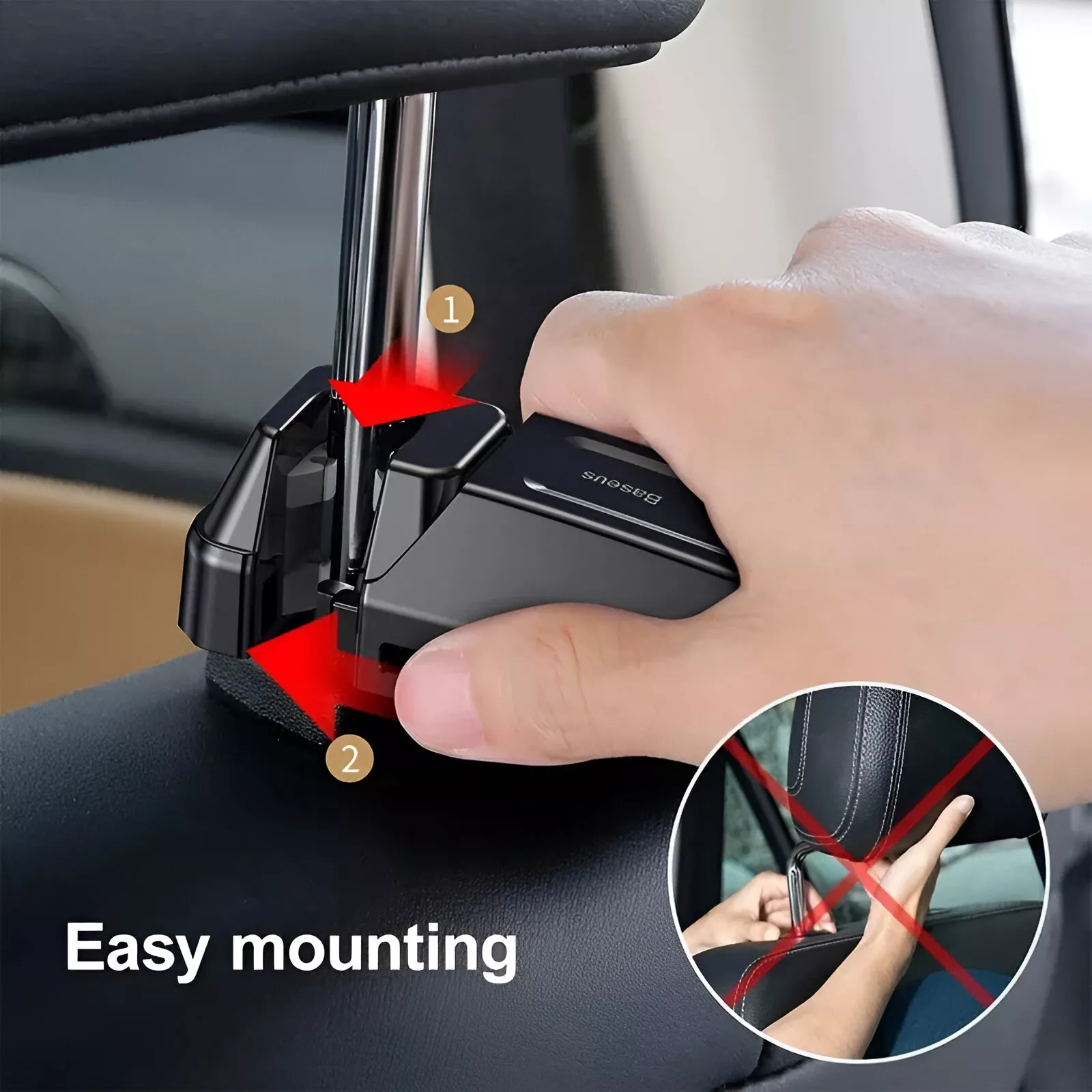 Car Phone Holder & Back Seat Organizer - Image 5