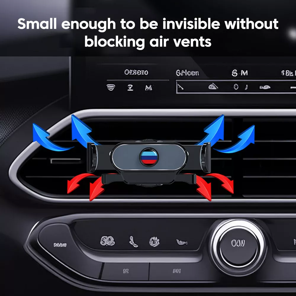 Universal Car Phone Holder Air Vent Clip Mount for iPhone and Samsung - Image 3