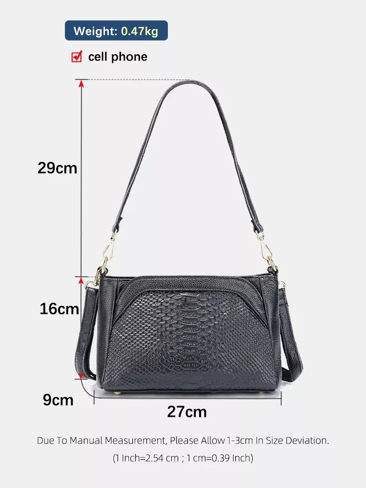Trendy Leather Shoulder Bag for Women - Image 7
