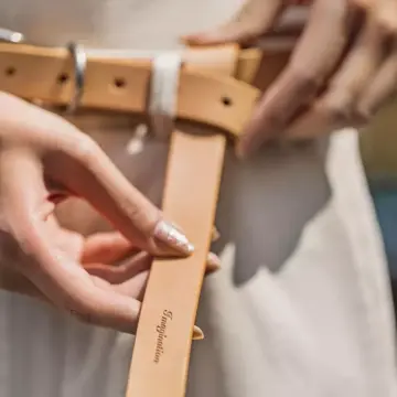 Women's Retro Genuine Leather Belt – Thin Double Ring Buckle, Vintage Style