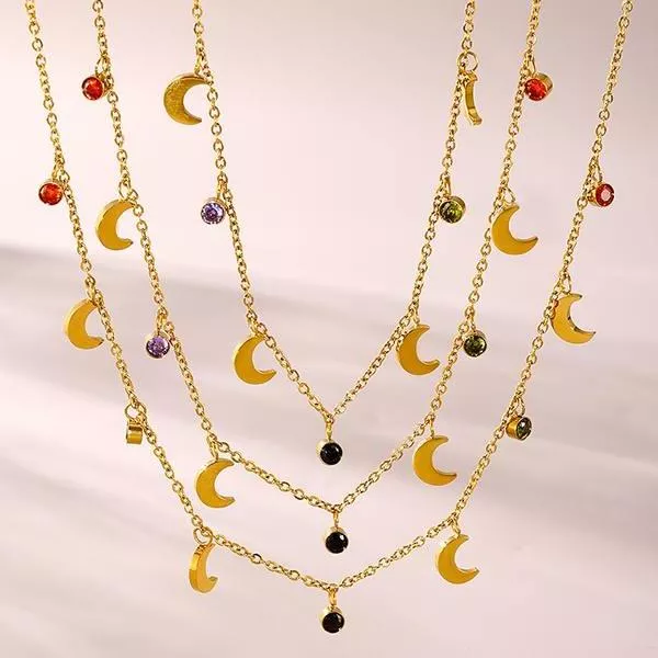 18k Gold Plated Stainless Steel Necklace