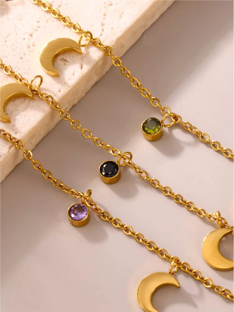 18k Gold Plated Stainless Steel Necklace - Image 6