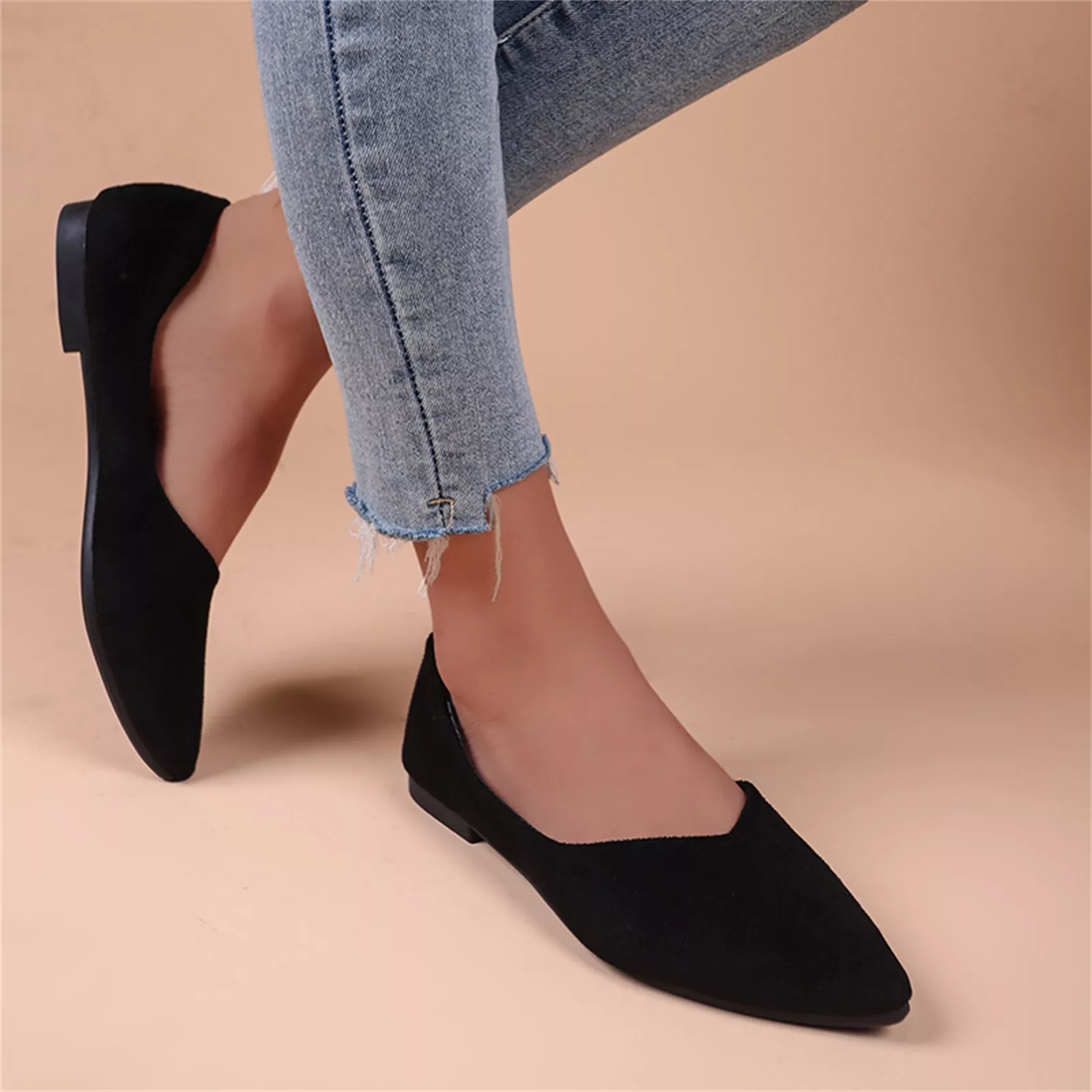 Women's Summer Pointed Toe Slip-On Flats - Image 6