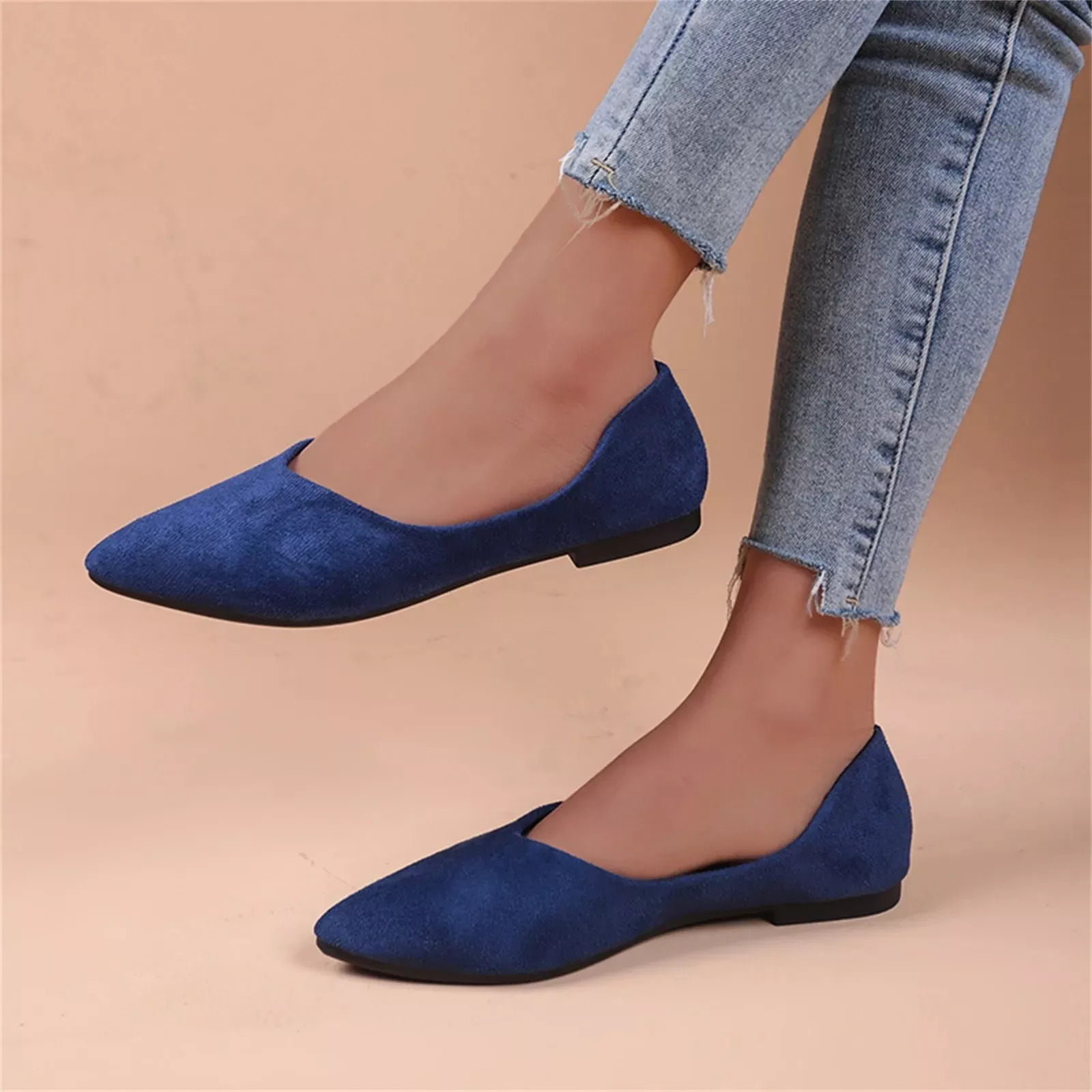 Women's Summer Pointed Toe Slip-On Flats